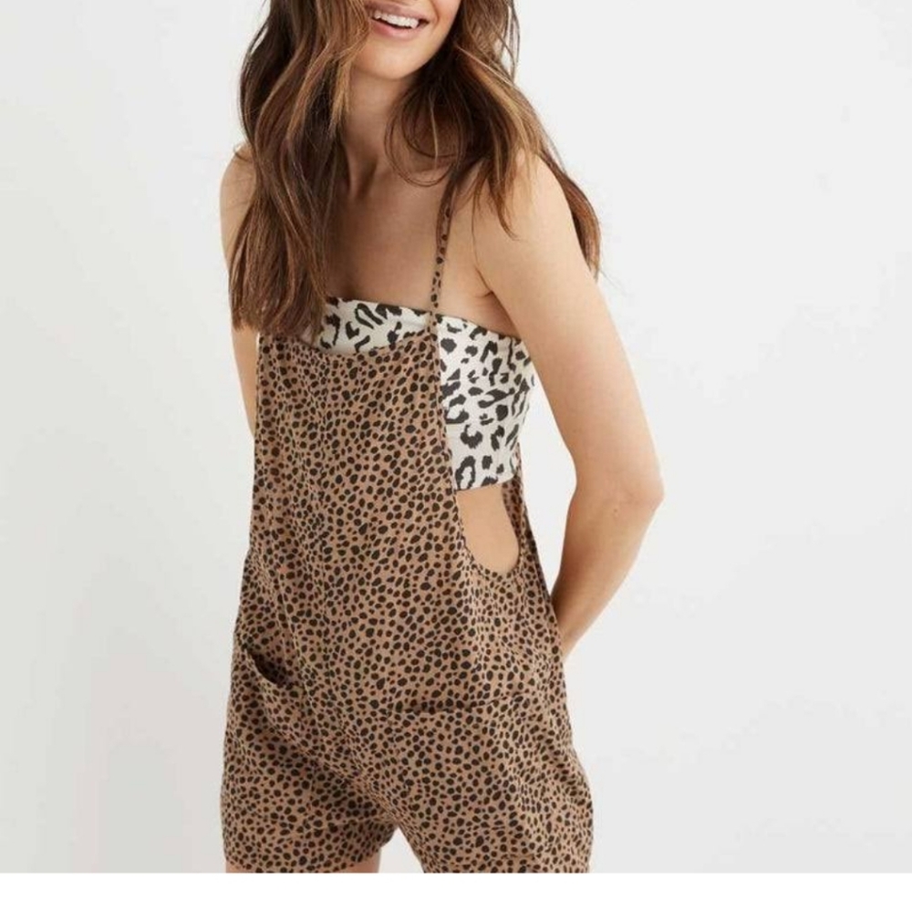 Aerie easy shortall romper